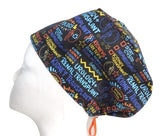 NEW - Renal Kidneys Nephrology Toggle Scrub Cap Doctor Theatre Nurse Surgical Surgeon