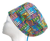 NEW - Anaesthesiologists Spicy Toggle Scrub Cap Doctor Theatre Nurse Surgical Surgeon