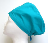 Solid Colour with Adjustable Toggle Women's Basic Scrub Caps