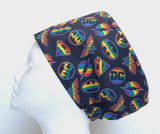 New - Pride DC Comics Logos Women's Basic Scrub Caps