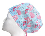 NEW - Pulmonologists Respiratory Lungs Toggle Scrub Cap Doctor Theatre Nurse Surgical