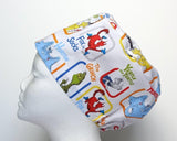 Dr. Seuss Characters Portraits Women's Basic Scrub Cap