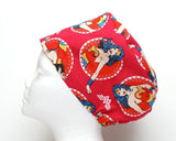 NEW Wonder Woman Circles Women's Basic Scrub Cap