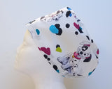101 Dalmatians White Women's Basic Scrub Cap